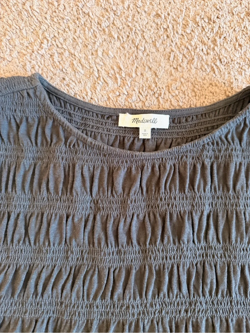 Madewell Smocked Tank Top - Picture 2 of 4